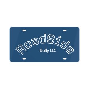 Personalized License Plate, Unique Car Decor, Roadside Bully Plate, Custom Vehicle Accessories, Funny License Tag