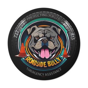 Dog-Themed Vinyl Stickers for Pet Lovers | Emergency Assistance, Car Decor, Gift for Dog Owners, Roadside Bully Fun