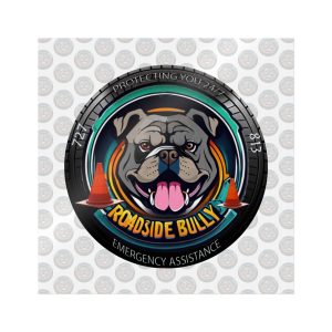 Die-Cut Stickers, Roadside Bully Design, Emergency Assistance, Car Decal, Home Decor, Pet Lover Gift, Fun Vehicle Stickers