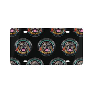 Customizable License Plate for Dog Lovers, Personalized Car Accessories, Best Pet Owner Gift, Unique Dog Theme Plate, Car Bumper Decor